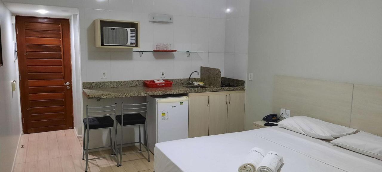 102 Lindo Flat mobiliado com vista lateral mar na Praia de Iracema Fortaleza  Exterior foto